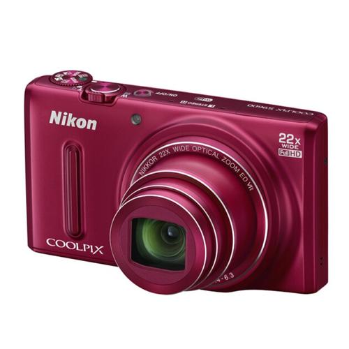 coolpix s9600 數碼相機 紅色